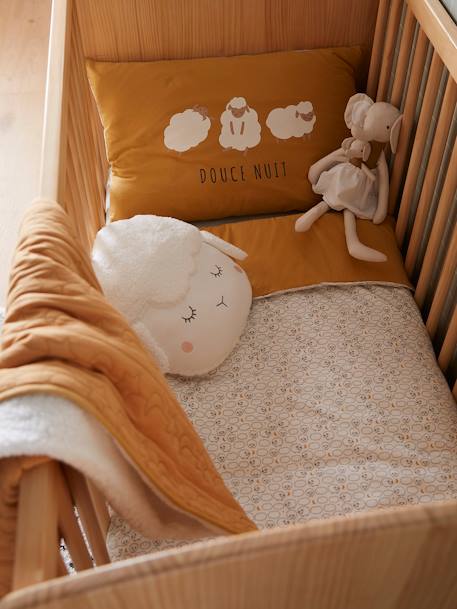 Fourre de duvet bébé PETIT MOUTON miel 