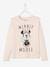 T-shirt manches longues Disney® Minnie fille Rose avec anime 