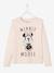 T-shirt manches longues Disney® Minnie fille Rose avec anime 