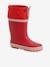 Bottes de pluie col matelassé Rouge 