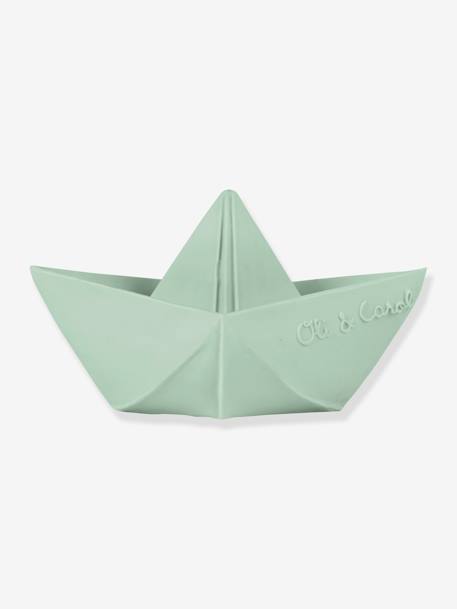 Jouet de bain Bateau Origami - OLI & CAROL MENTHE+NUDE+VANILLE 