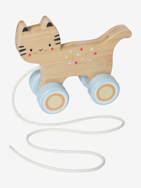 3er-Set Spielzeugkatzen, Bambus BUNT 