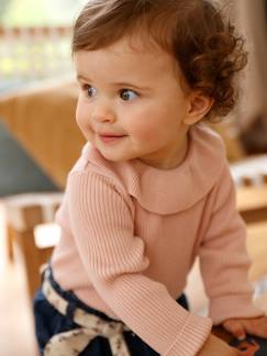 Strickkleidung-Baby-Baby-Pullover mit Kragen