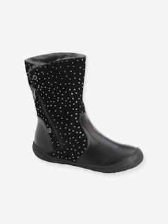 Hiver-Chaussures-Chaussures fille 23-38-Bottes-Mi-bottes cuir fille