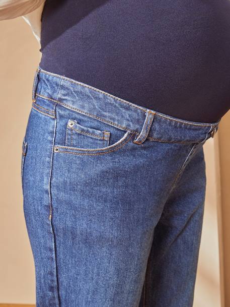 Umstands-Jeans mit Stretch-Einsatz, Mom-Fit blue stone+grau+hellblau 