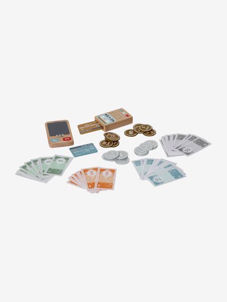 Kinder Spielgeld-Set, Holz FSC® mehrfarbig 