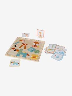 Jouet-Jeux éducatifs-Formes, couleurs et association-Tableau des animaux magnétiques en bois FSC®