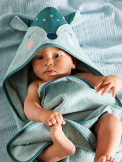 Must-haves für Baby-Bettwäsche & Dekoration-Frottierwäsche-Badecape-Set aus Badetuch und Waschhandschuh ,,Reh"