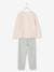 Pyjama velours fille renard ROSE CLAIR 