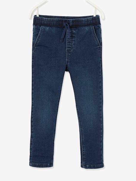 Gefütterte Jungen Jeans, Straight-Fit DENIM BLUE/BLACK+DENIM GRIS 