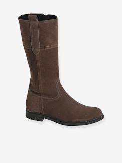 Chaussures-Chaussures fille 23-38-Boots, bottines-Bottes en cuir fille