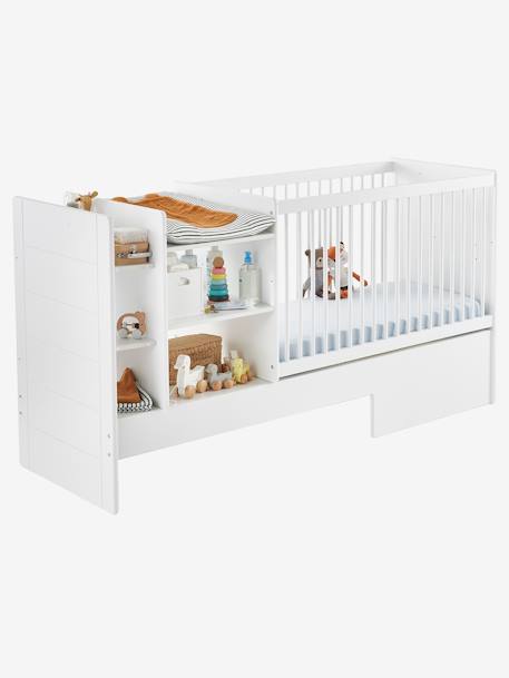 Kombibett 'Evolunid' vom Babybett zum Juniorbett WEISS 