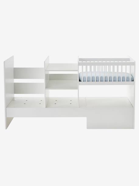 Kombibett 'Evolunid' vom Babybett zum Juniorbett WEISS 