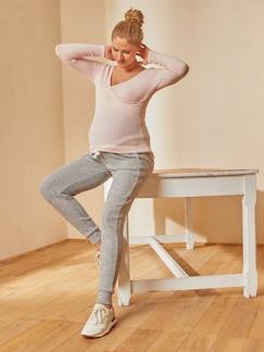 Winter-Kollektion-Umstandsmode-Pyjama, Homewear-2-teiliges Loungewear-Set, Schwangerschaft und Stillzeit
