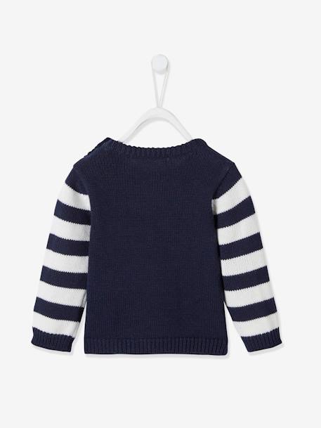 Weihnachts-Pullover, Baby TINTENBLAU 