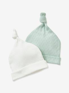 Cadeaux d'anniversaire-Bébé-Lot de 2 bonnets bébé