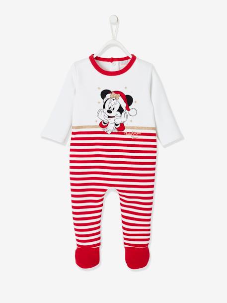 Pyjama noël bébé fille Disney® Minnie Blanc / rouge 