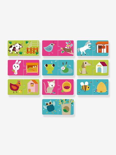 Puzzle Duo Habitat - DJECO MULTICOLORE 