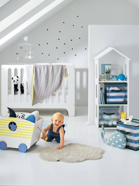 Frottee-Teppich 'Wolke' für Kinderzimmer, essentials graublau+HELLGRAU+pudrig rosa+salbeigrün+senfgelb 
