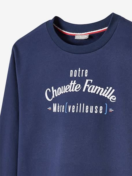 Damen Sweatshirt aus der Kollektion: 'Notre Chouette Famille x vertbaudet' MARINE 