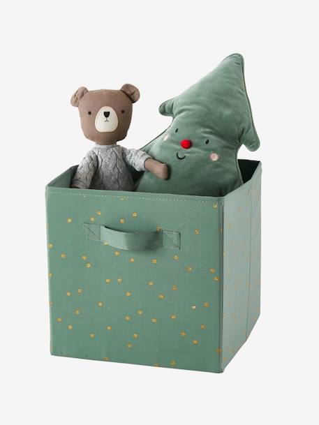 Lot de 3 bacs de rangement animaux GREEN FOREST marron et vert 