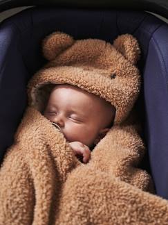 Babyartikel-Fusssäcke, Babydecken-Fusssack für Babyschalen-2-in-1 Baby Ausfahrsack/Wickelunterlage, Teddy