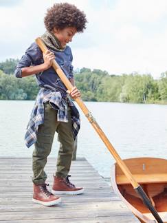 Junge-Jungen Cargohose mit Dehnbund