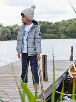Wintersport Outfit-Junge-Mantel, Jacke-Warme Jungen Steppjacke mit Recycling-Wattierung