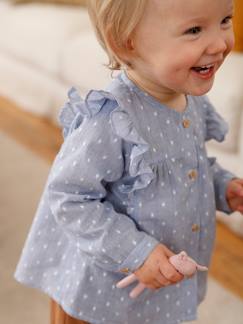 Le dressing de bébé-Bébé-Chemise, blouse-Blouse volantée bébé fille