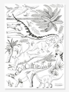 Linge de maison et décoration-Décoration-Planche de stickers LILIPINSO - Dinosaures et Végétaux