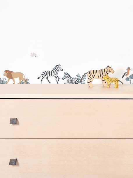 Kinderzimmer Wandsticker Tiere der Savanne LILIPINSO mehrfarbig 