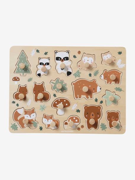 Baby Steckpuzzle „Green Forest“ BUNT 