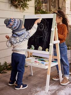 Spielzeug-Kunstaktivität-Leinwand und Malerei-Kinderzimmer Maltafel magnetisch, Holz FSC®