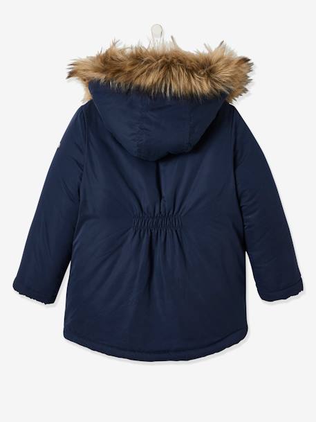 Mädchen 3-in-1-Jacke mit Recycling-Polyester nachtblau 