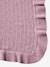 Baby Strickdecke „Provence“, Pointelle-Muster pflaume 