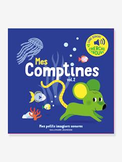 Weihnachts-Spielsachen-Spielzeug-Bücher (französisch)-Bilderbücher und Stoffbücher-Französischsprachiges Soundbuch „Mes comptines vol. 2“ GALLIMARD JEUNESSE