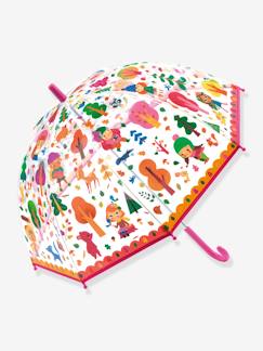 Mädchen-Kinder-Regenschirm Wald - DJECO