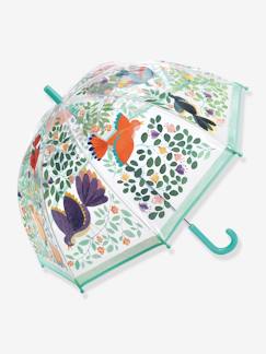 Geburtstagsgeschenke-Mädchen-Kinder-Regenschirm Blumen+Vögel DJECO