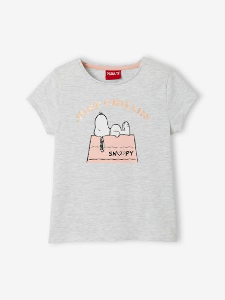 T-shirt manches courtes Snoopy Peanuts® fille Gris 