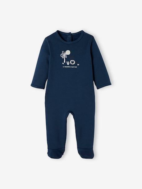 2er-Pack Baby Strampler aus Sweatware Pack jeansblau 