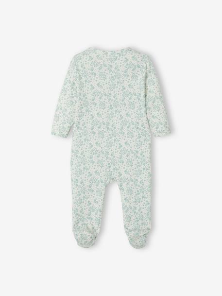 Lot de 3 pyjamas bébé en jersey ouverture zippée BASICS lot ivoire+lot moutarde 