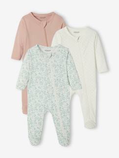 Baby-Strampler, Pyjama, Overall-3er-Pack Baby Strampler, Jersey