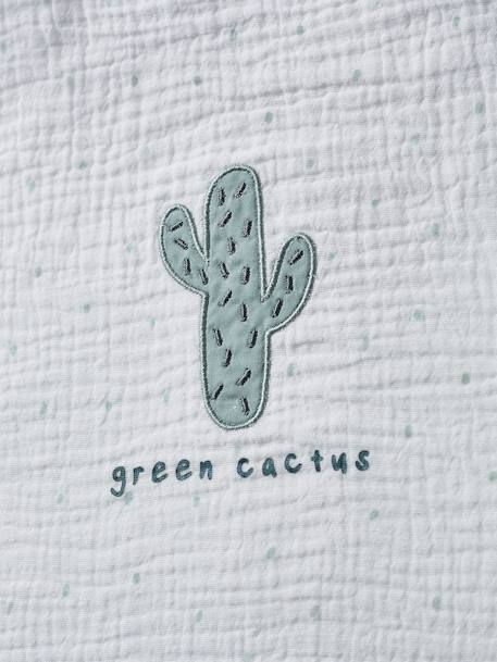 Bio-Kollektion: Baby Sommerschlafsack 'Kaktus' ecru 