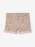 Short tregging imprimé fleurs fille rose blush imprimé 