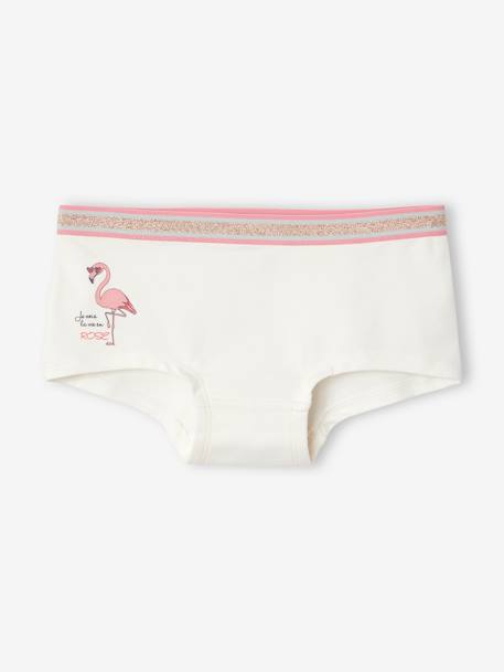 Lot de 5 shorties fille Lot bleu et rose 