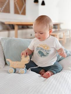 Happy Week-Bébé-Pantalon coupe sarouel en gaze de coton bébé garçon
