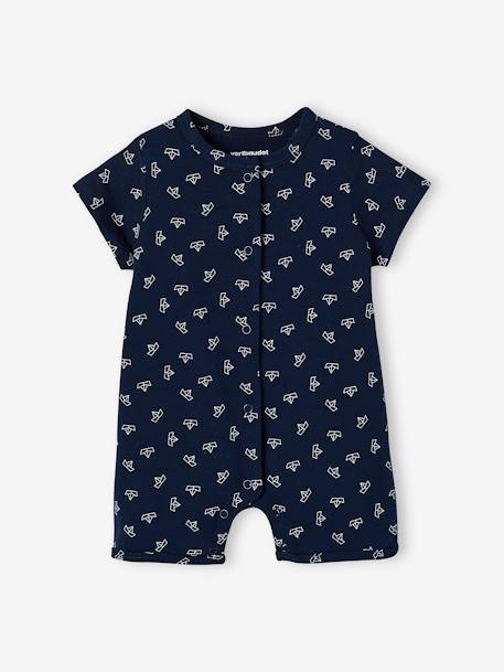 Lot de 2 pyjamas combishort bébé garçon lot ivoire 