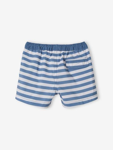 Baby Badehose mit Surfermotiv blau gestreift 