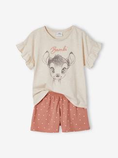 Mädchen-Pyjama, Overall-Kurzer Kinder Schlafanzug Disney BAMBI