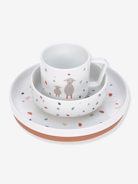 Coffret repas LÄSSIG en porcelaine tiny farmer 